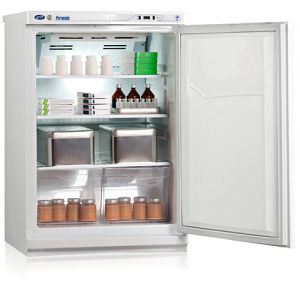 Холодильник фармацевтический V=140л, "POZIS ХФ-140" (+2...+14, 610х600х910 мм) с металлической дверью и замком
