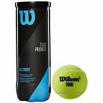Мяч теннисный WILSON Tour Premier All Court арт. WRT109400, одобр.ITF, фетр, нат.резина,. уп.3 шт