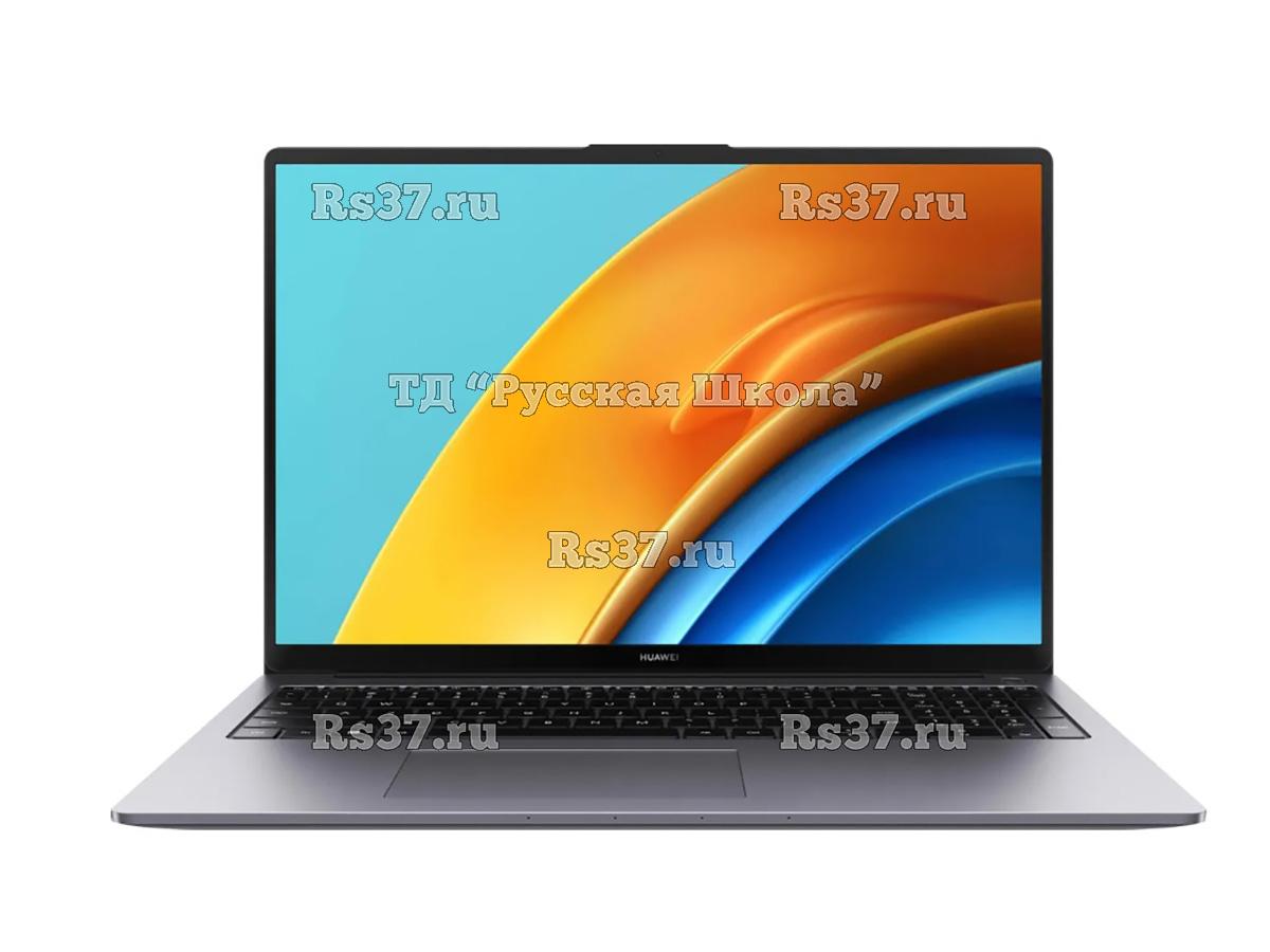 Ноутбук Huawei MateBook D 16 53013TPC, 16", IPS, Intel Core i5 12450H 2ГГц, 8-ядерный, 16ГБ LPDDR4x, 512ГБ SSD, Intel UHD Graphics, без операционной системы, серый космос