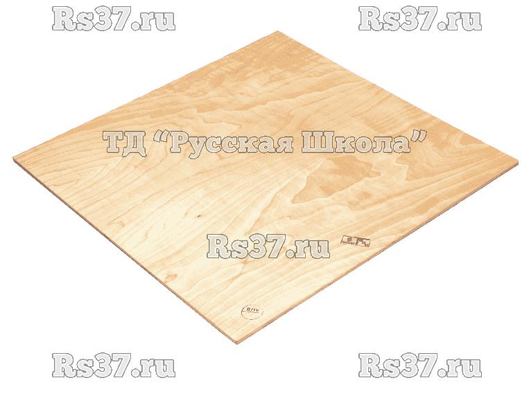 Лист фанеры, материалы для уроков труда и технологии ФК 1525х1525х8 мм сорт 3/4