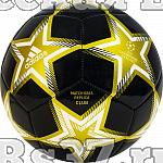 Мяч футб. "ADIDAS UCL Club Ps" арт. GT7790, р.5, ТПУ, 12 пан., маш.сш., бело-черно-золотой
