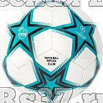 Мяч футб. "ADIDAS UCL RM Club Ps" арт. GU0204, р.5, 12 пан, ТПУ, маш.сш., бирюзово-бело-черный
