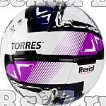 Мяч футзал. "TORRES Futsal Resist" арт.FS321024, р.4, 24 п.,ПУ, 3 подкл.сл., гиб.сш сбелый-мультикол