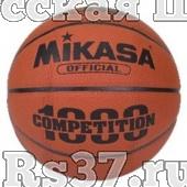 Мяч баск. "MIKASA BQC1000" р.6, для игры в зале, композитная синт. кожа (микрофибра), сертифкат FIBA Approved, нейлоновый корд, бутиловая камера, 8 панелей, клееный, корич-оранж-чер