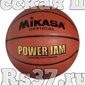 Мяч баскет. "MIKASA BSL20G", р.7, для игры в зале и на улице, синт. кожа (ПВХ), бутиловая камера, армированная нейлоновой нитью, клееный, 8 панелей, корич-оранж-черн