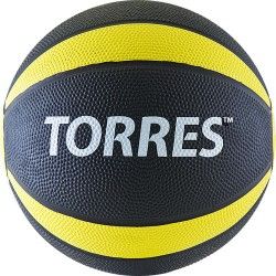 Медбол "TORRES 1 кг".  Диаметр 19,5 см, вес 1 кг.